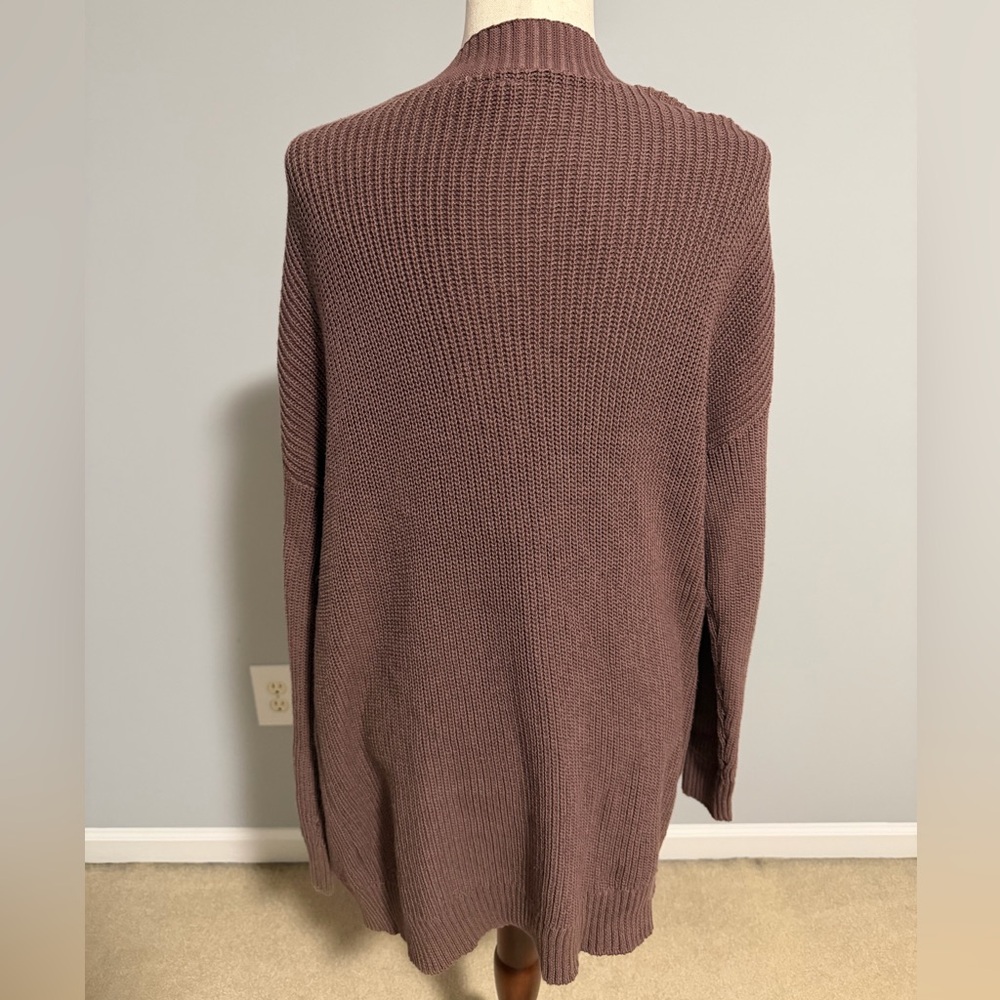 a.n.a Women's Light Brown Long Knit Cardigan - Picture 5 of 7